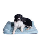 Bolstered Pet Bed Cushion With Poly Fill Cushion, Medium SoothIng Blue, , alternate image number null