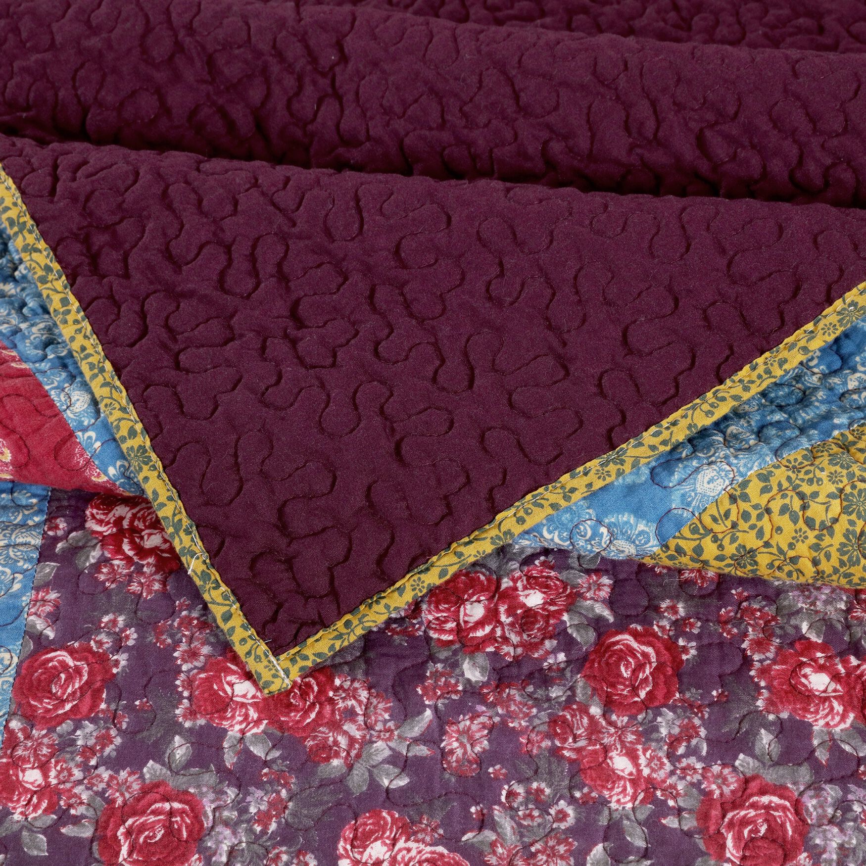 Normandy Quilted Throw Blanket, , alternate image number 2