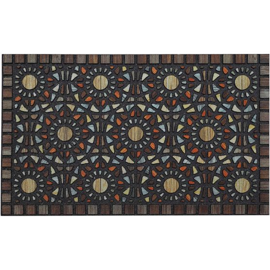 Entranced Mosaic Multi 1' 6" X 2' 6", MULTI, hi-res image number null