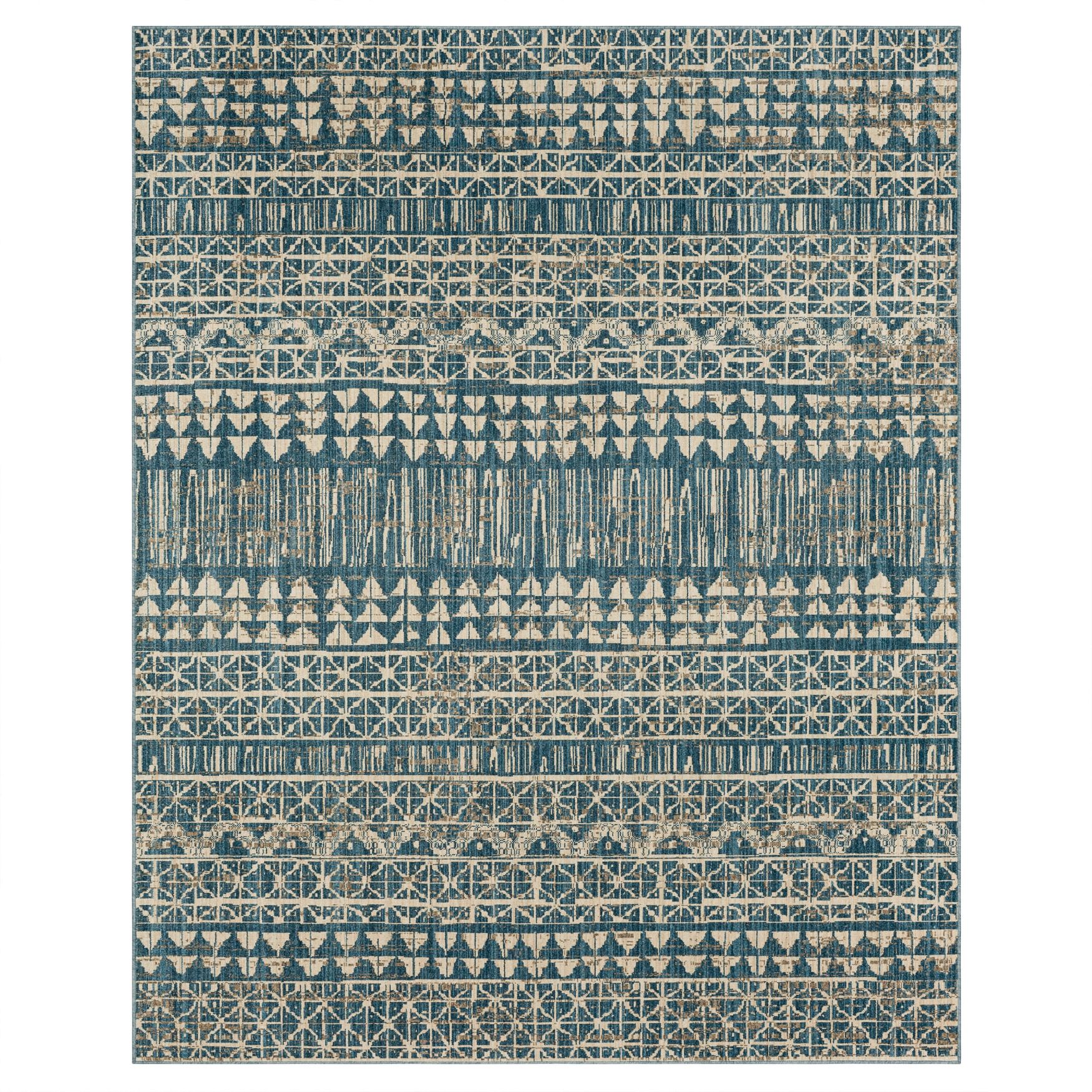 Sansay Area Rug, BLUE, hi-res image number 0