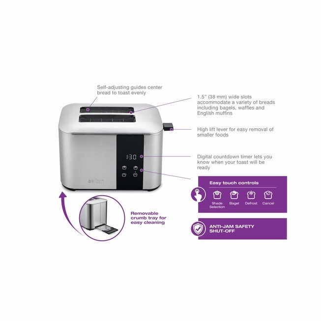 Countdown Digital Toaster - 2 Slice, , alternate image number 2