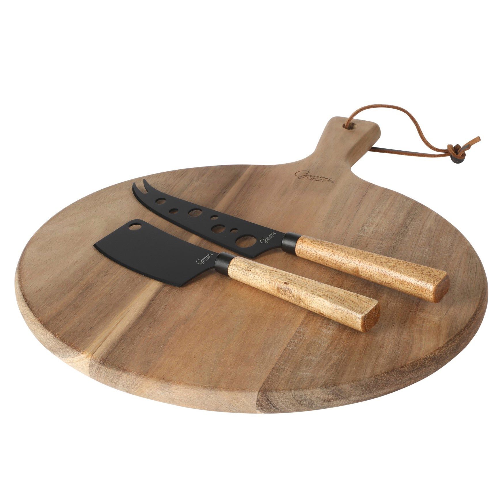 Gracious Dining 3-Piece Charcuterie Board, BROWN, hi-res image number 0