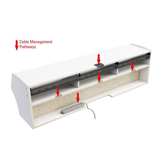 Altus Plus 58 inches Floating TV Stand, , alternate image number null