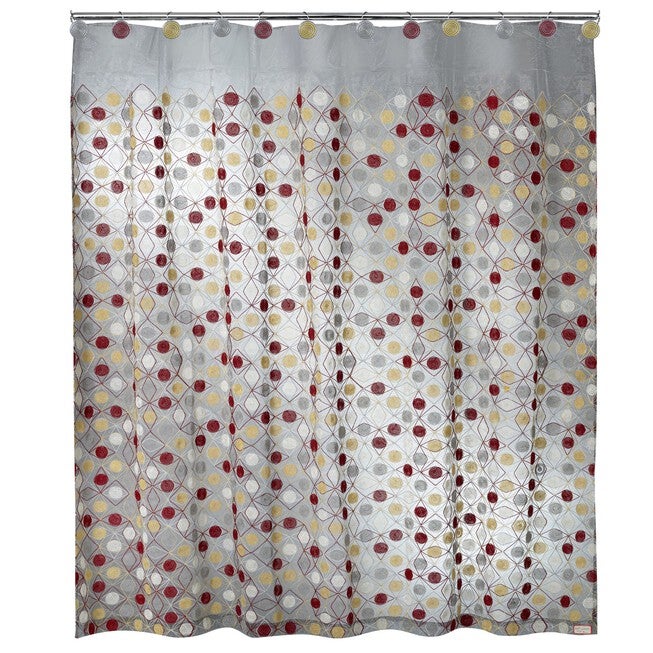 Sedona Shower Curtain, GREY, hi-res image number 0