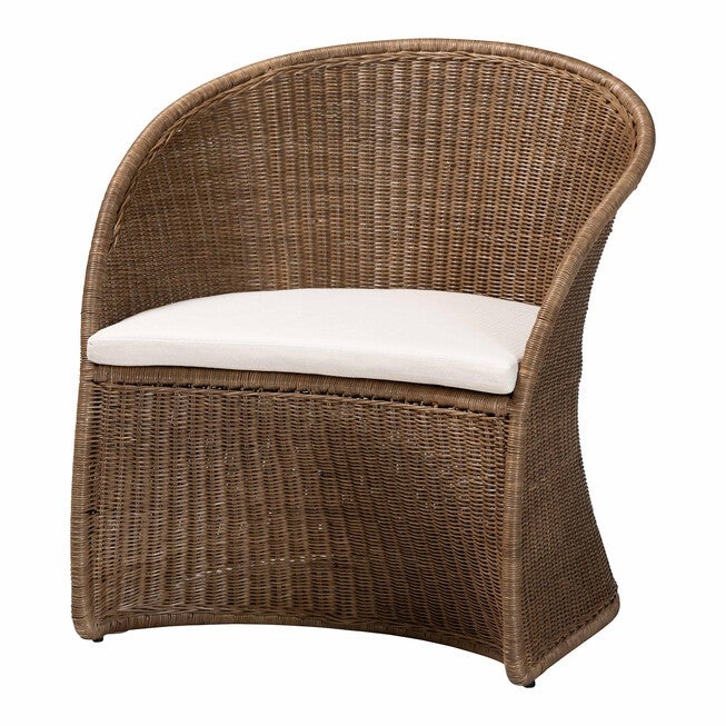 Kintamani Bohemian Greywashed Rattan Accent Chair, GREYWASHED, alternate image number null