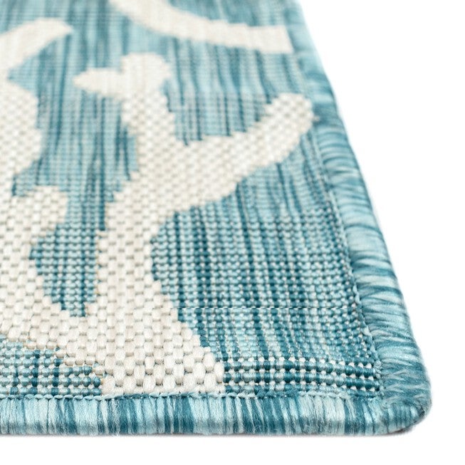 Liora Manne Carmel Coral Border Indoor/Outdoor Rug 23 inchesX7 feet 6 inches, , alternate image number 4