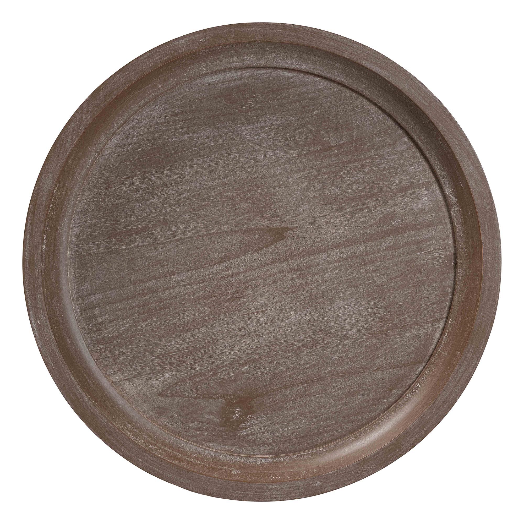 Westlyn French Country Antique Brown Wood End Table, BROWN, alternate image number 5