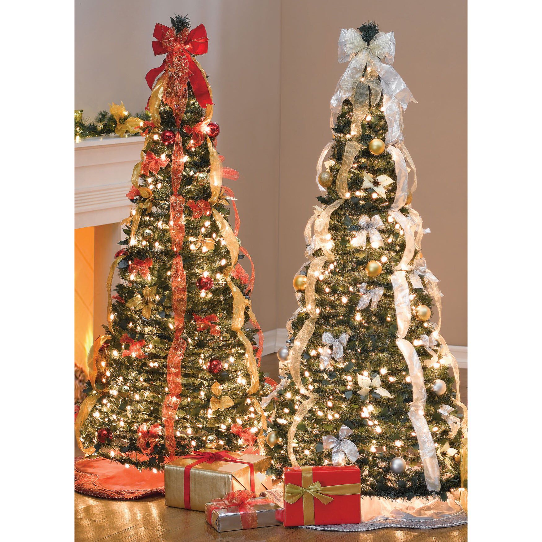 7&frac12; ft. Pre-Lit Pop-Up Christmas Tree with Remote