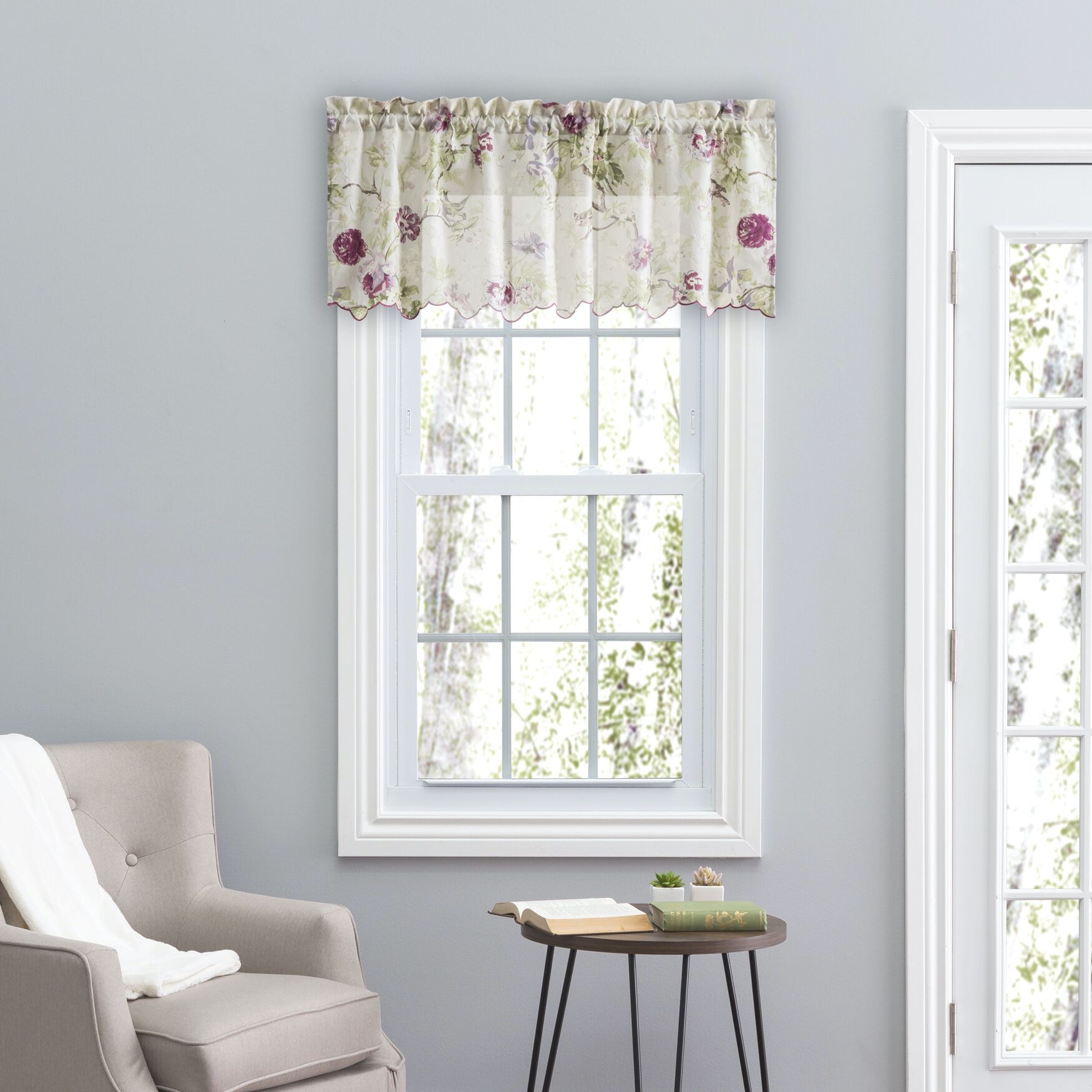 Balmoral Tailored Valance, LILAC, hi-res image number 0