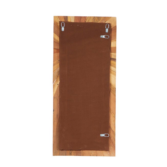 Brown Rustic Abstract Teak Wood Wall Decor Wall Decor, , on-hover image number 1
