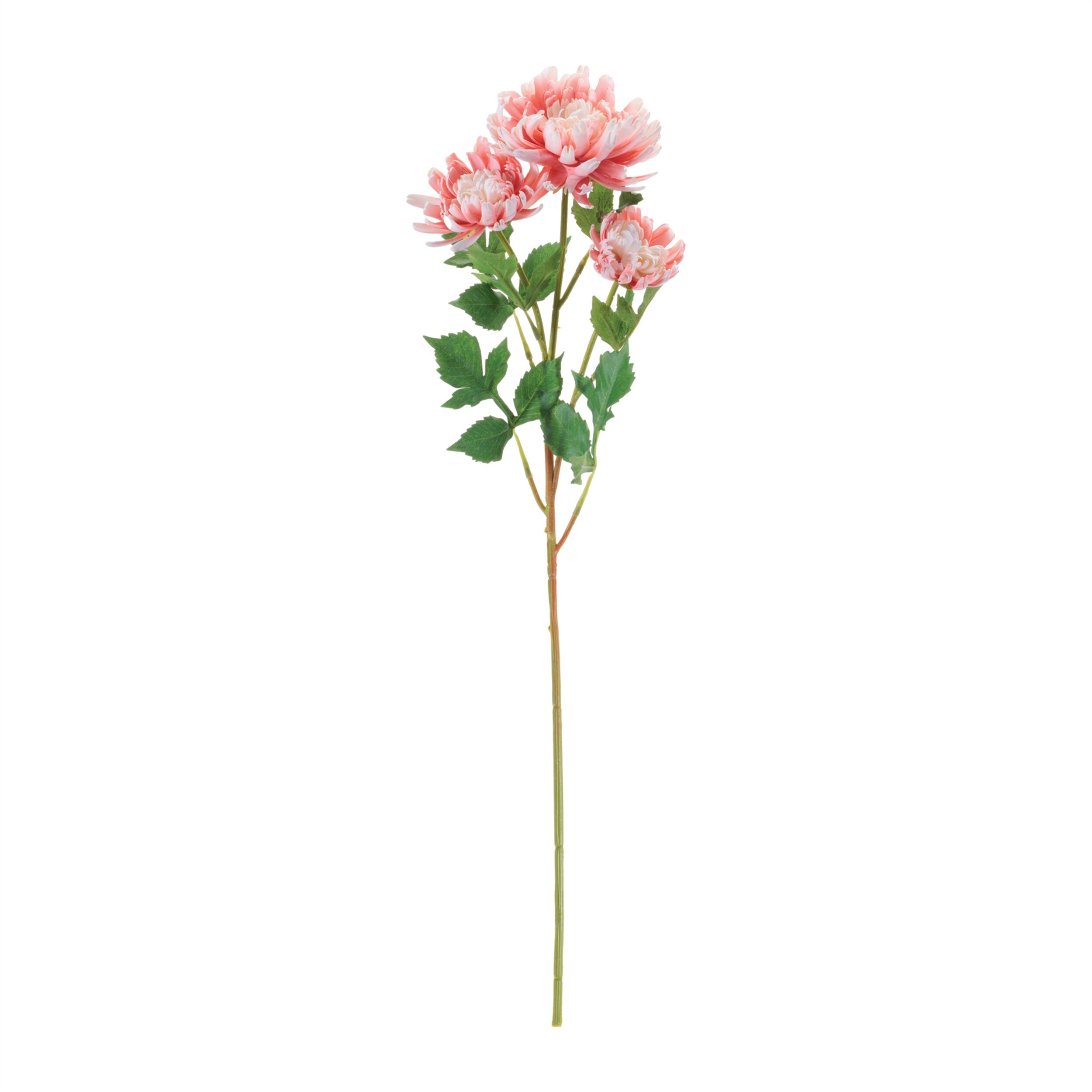 Mum Floral Spray Set of 4, PINK GREEN, alternate image number 1