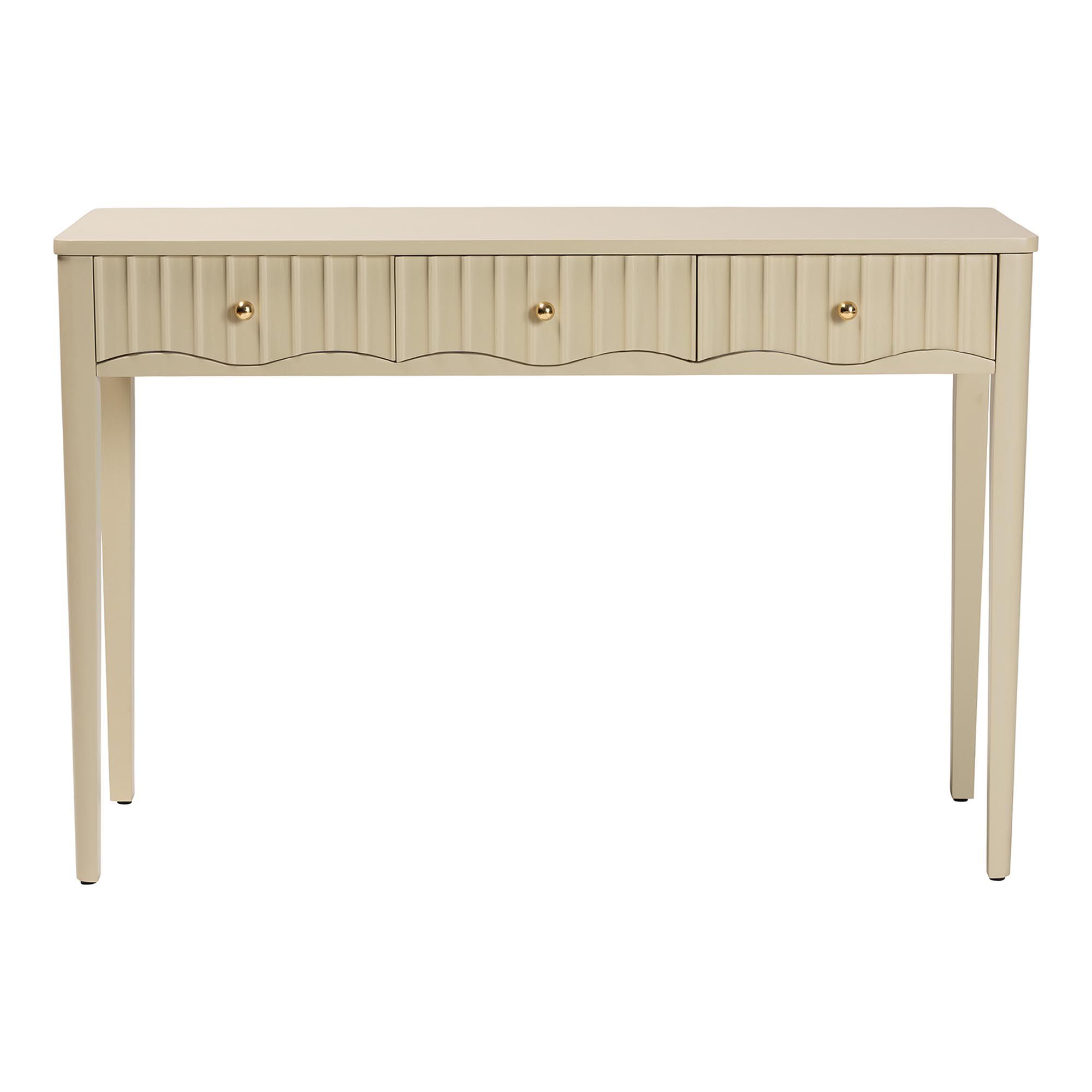 Leeba Console Table, BEIGE, alternate image number 3