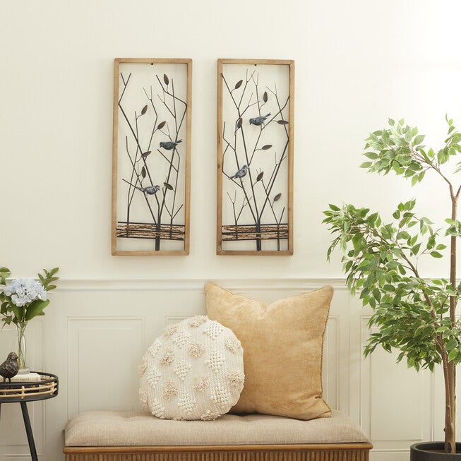 Set Of 2 Black Metal Farmhouse Wall Decor, , alternate image number 7