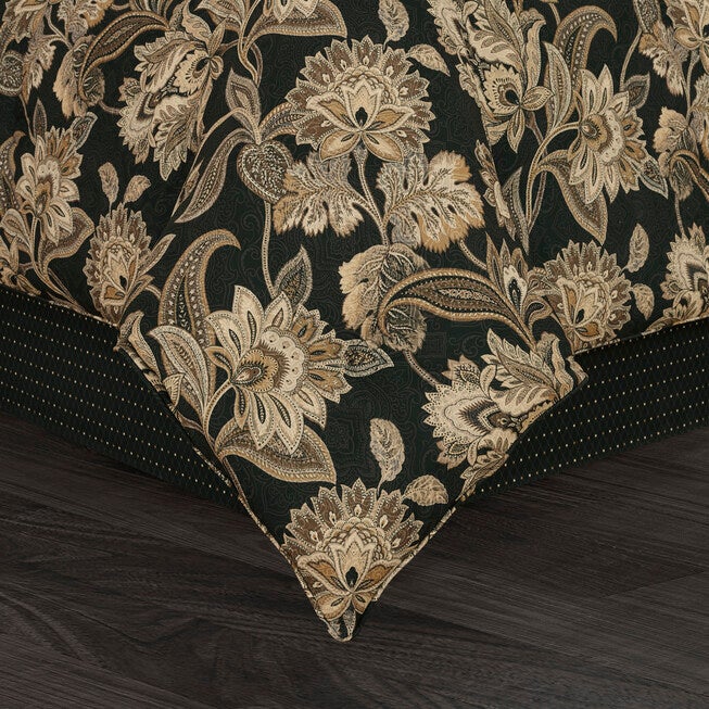 Montecito 4 Piece Comforter Set, BLACK, alternate image number 1