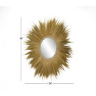 Brown Boho Style Sea Grass Wall Mirror, , alternate image number null