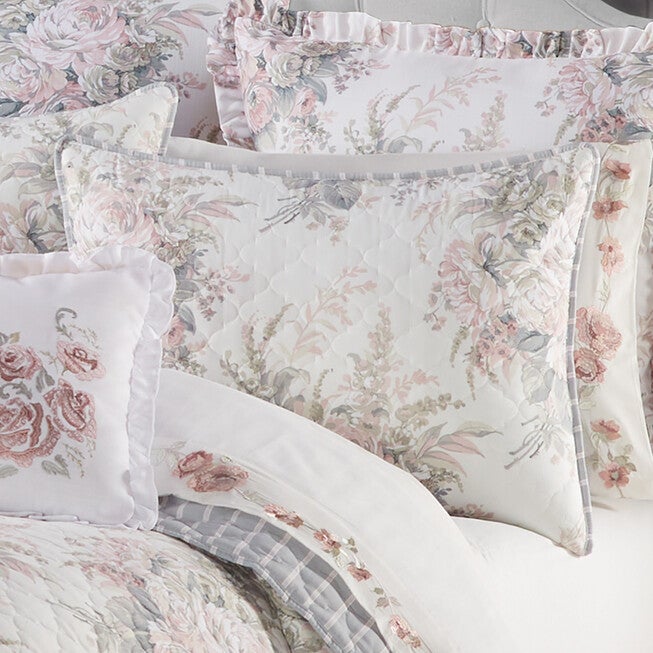 Estelle Blush Quilt Set, BLUSH, alternate image number null