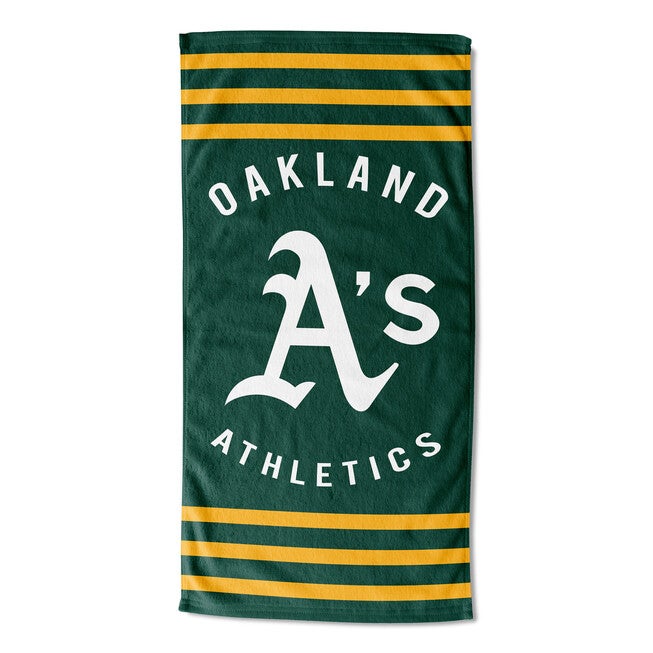 Athletics Stripes Beach Towel, MULTI, hi-res image number 0