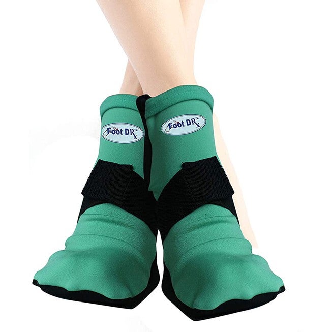 Hot And Cold Pain Relieving Gel Socks Wellness, GREEN, hi-res image number null