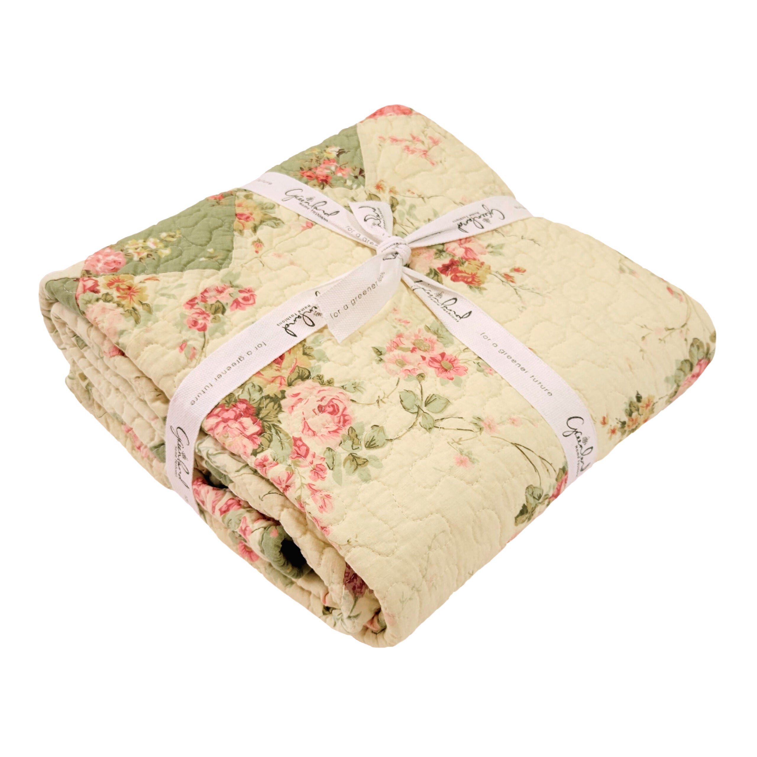 Bliss Quilted Throw Blanket, IVORY, alternate image number 2