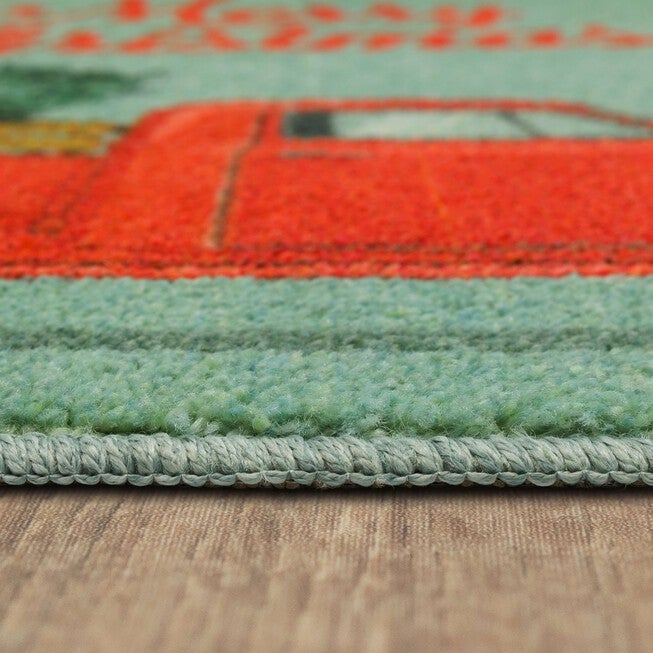 Merry Christmas Truck Kitchen Rug, , alternate image number null