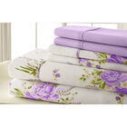 6-pc Traditional Floral Sheet Set, LAVENDER FLORAL, hi-res image number null