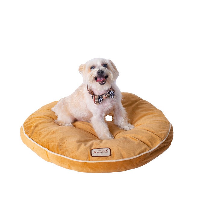 Poly Fill Dog Cushion Bed Pad, Earth Brown, BROWN, hi-res image number null