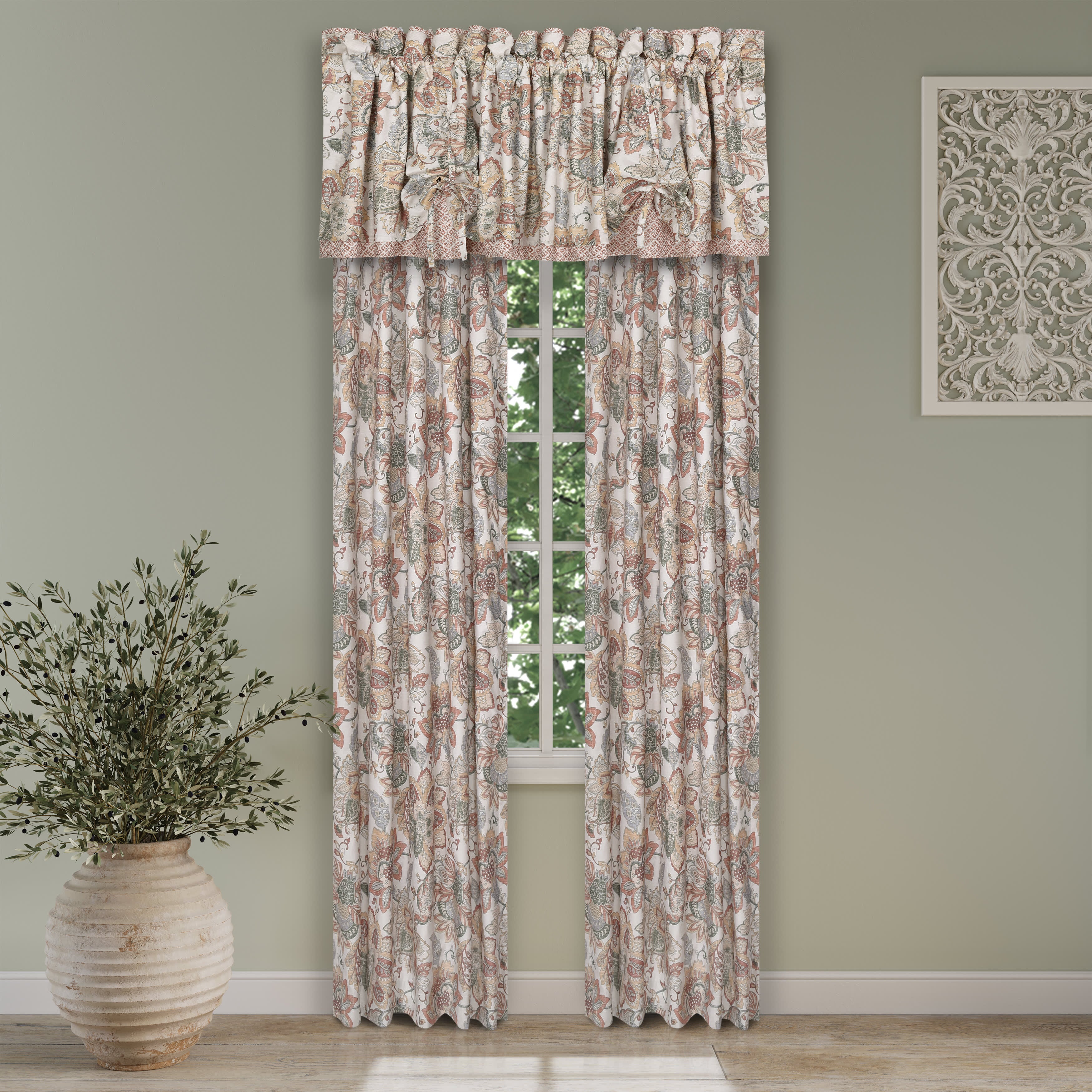 Janessa 84 Inch Window Panel Pair, SPICE, alternate image number null