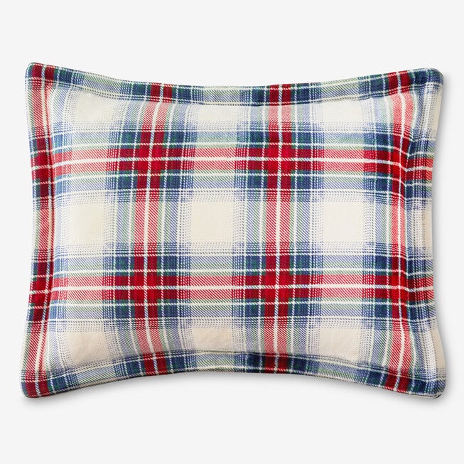 BH Studio Microfleece Sham, PLAID MULTI, hi-res image number null