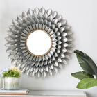 Grey Contemporary Metal Wall Mirror, , alternate image number null