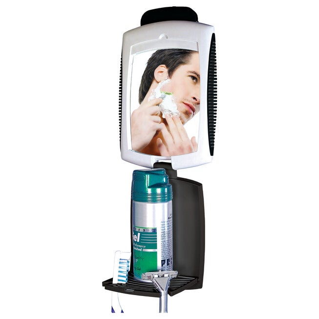 Fog Free Travel Mirror, WHITE, hi-res image number 0