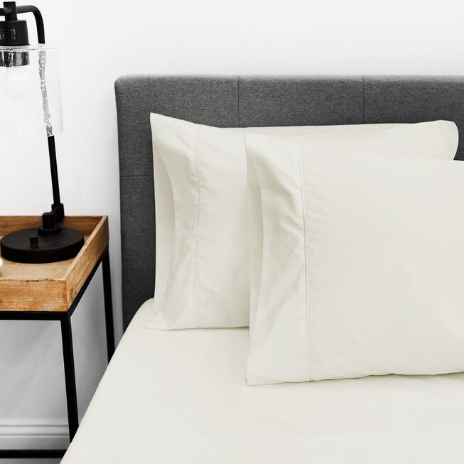 SensorPEDIC Ice Cool 400 Thread Count Cotton-Rich Cream Sheet Set, , alternate image number null