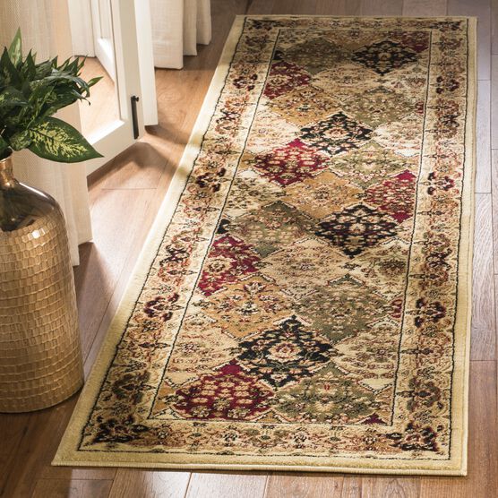 Lyndhurst Multi / Ivory 2'-3" X 16' Runner Rug, , on-hover image number null