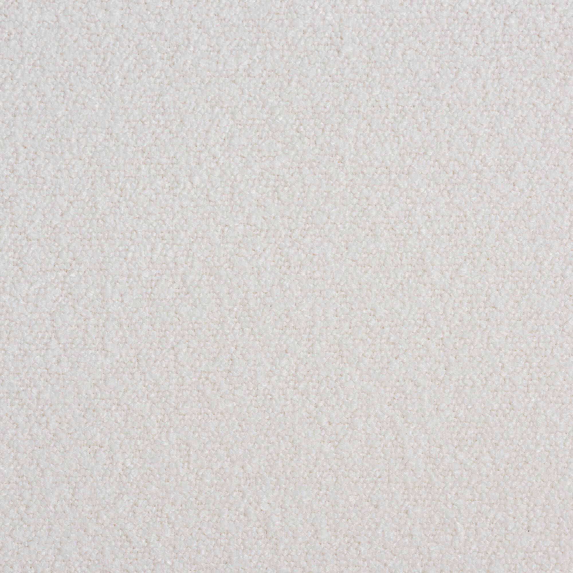 Wattsu Boucle Upholstered Dining Chair Set of 2- Mid-Century Modern Side Chair with Solid Wood Frame and Rounded Backrest, WHITE, alternate image number 6