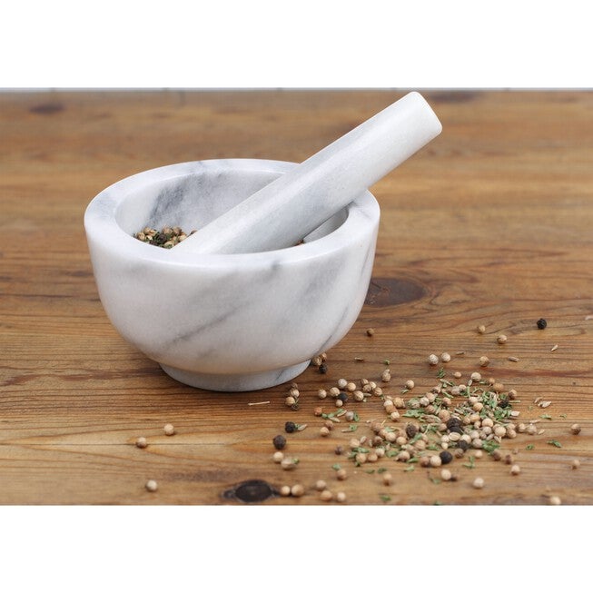 Marble Mortar and Pestle - White, , alternate image number null