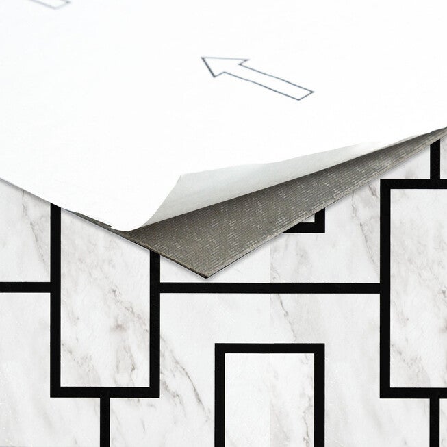 Retro 12x12 Self Adhesive Vinyl Floor Tile - Affinity - 20 Tiles/20 sq. ft., , alternate image number 4