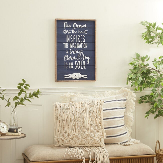 Blue Wood Farmhouse Wall Decor, , alternate image number 6