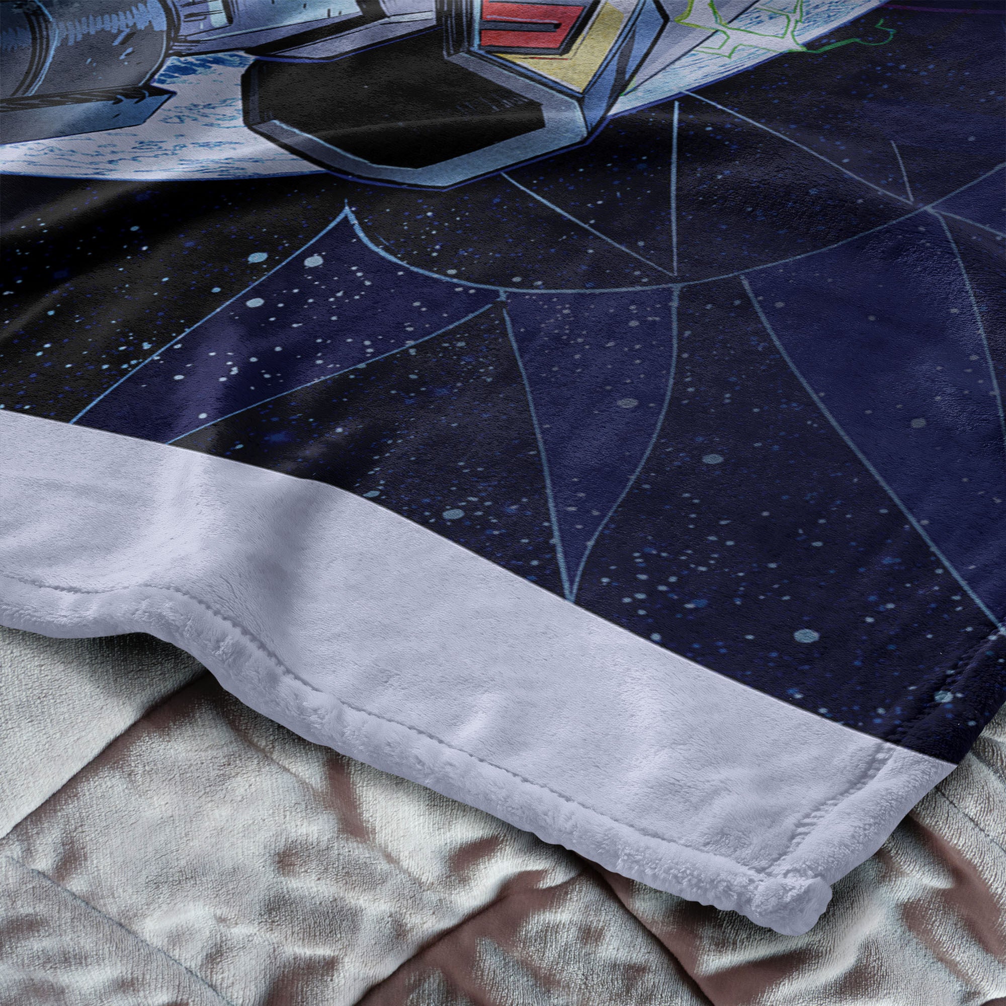 Hasbro Power Rangers Mighty Morphin Silk Touch Throw Blanket 40X50 Inches, BLACK, alternate image number 4