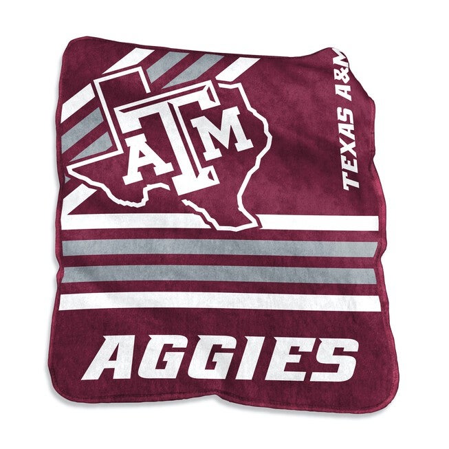Texas A&M Raschel Throw Home Textiles, MULTI, hi-res image number null