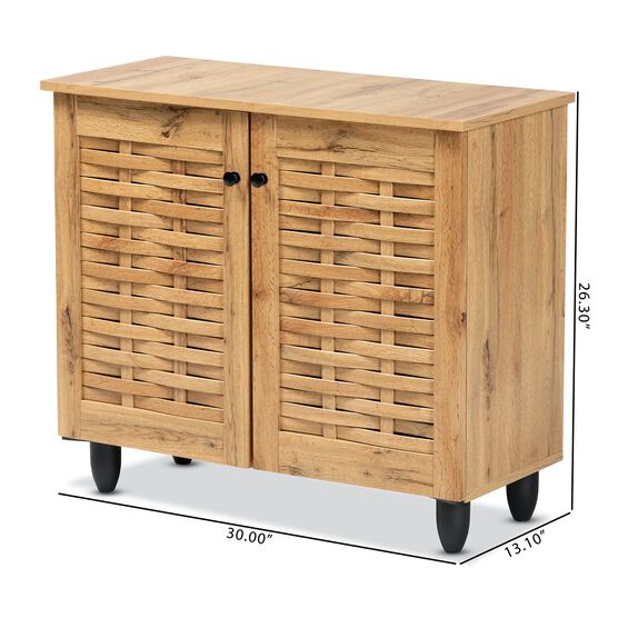 Winda Wood 2-Door Shoe Cabinet Furniture, , alternate image number null