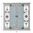 Beige Rustic Floral Wood Wall Décor, , alternate image number null