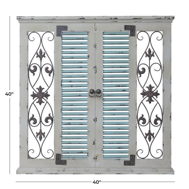 Beige Rustic Floral Wood Wall Décor, , alternate image number 5