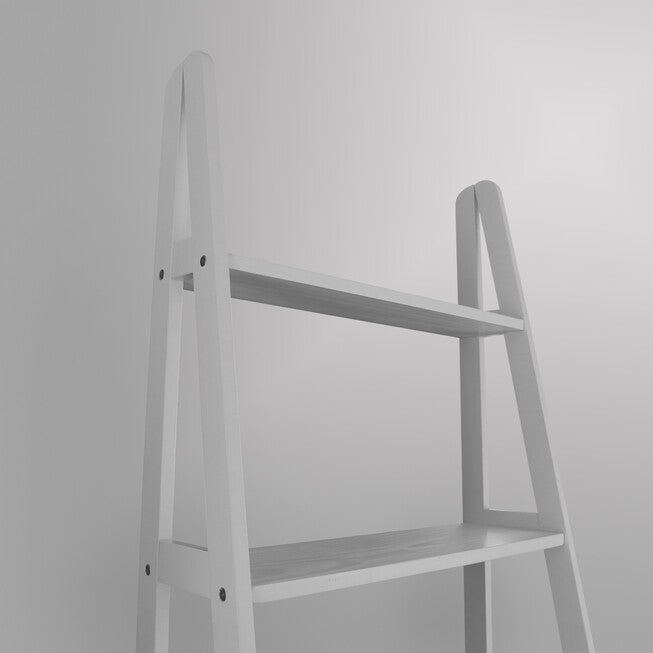 5-Shelf Ladder Bookcase-White, , alternate image number 11