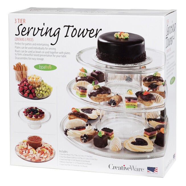 3 Tier Serving Tower, , on-hover image number null