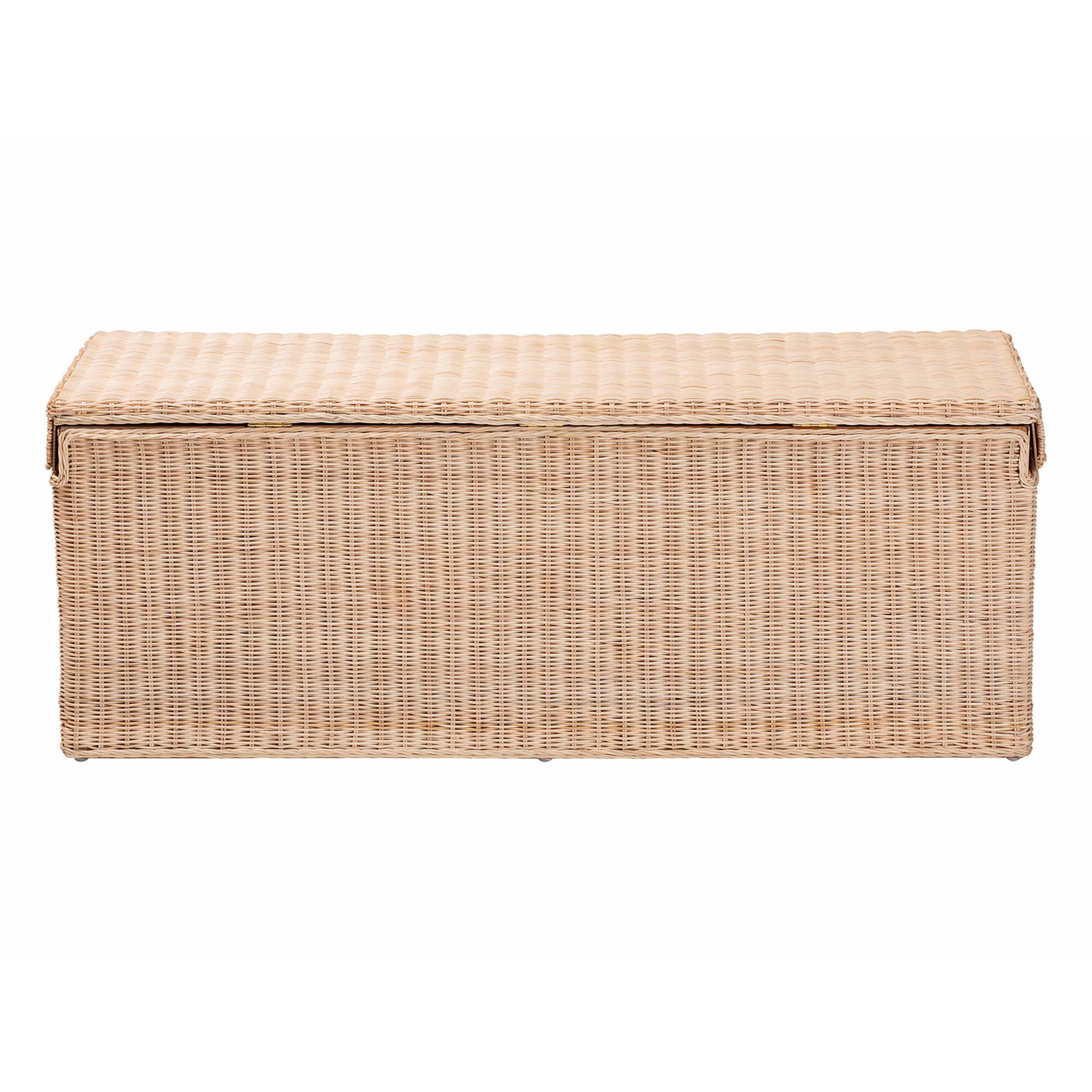 Damita Scallop Natural Rattan Chest, NATURAL, alternate image number 5