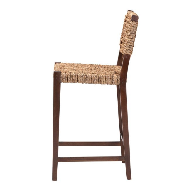 Alise Handwoven Seagrass Bar Stool, NATURAL, alternate image number null