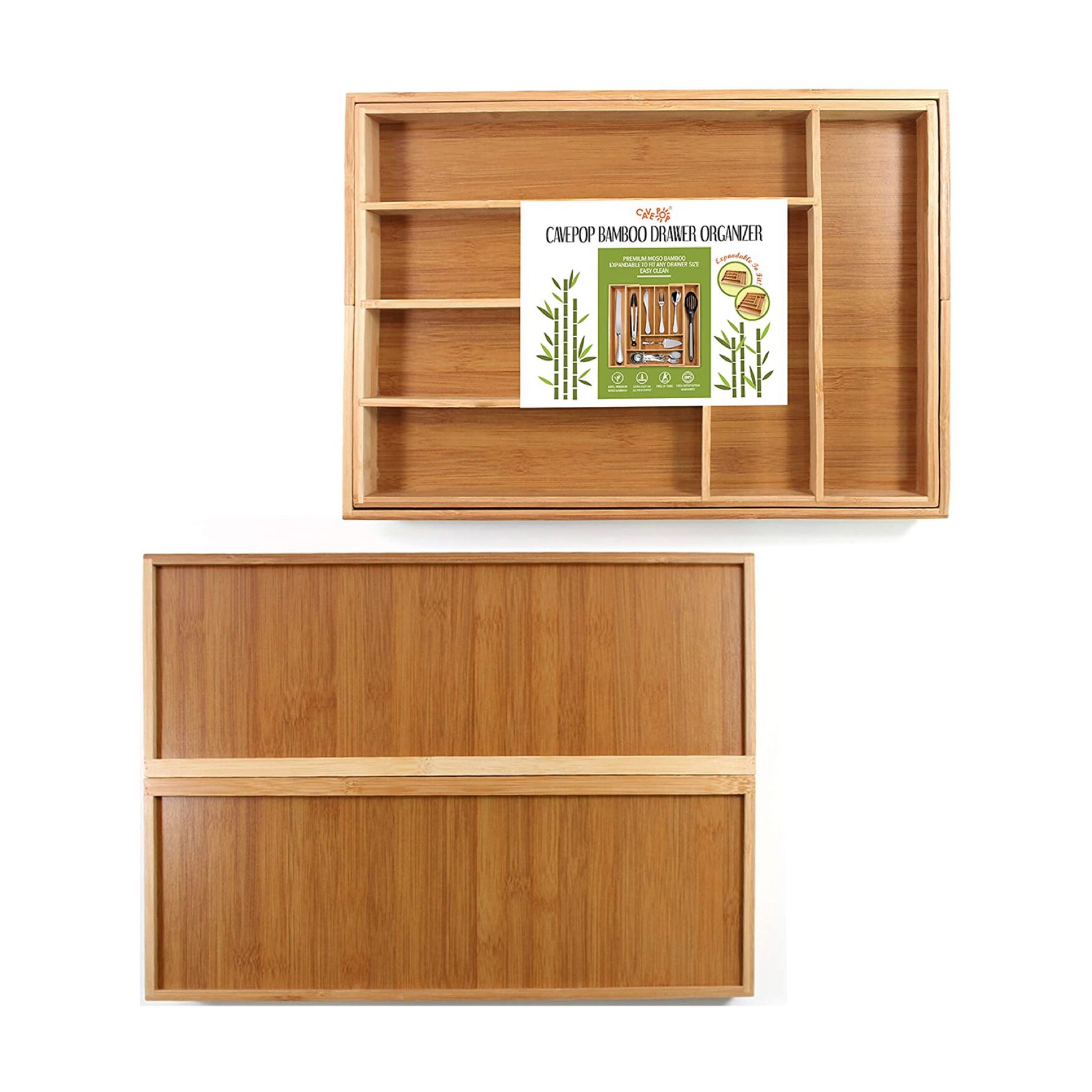 Expandable Drawer Organizer, , on-hover image number 1