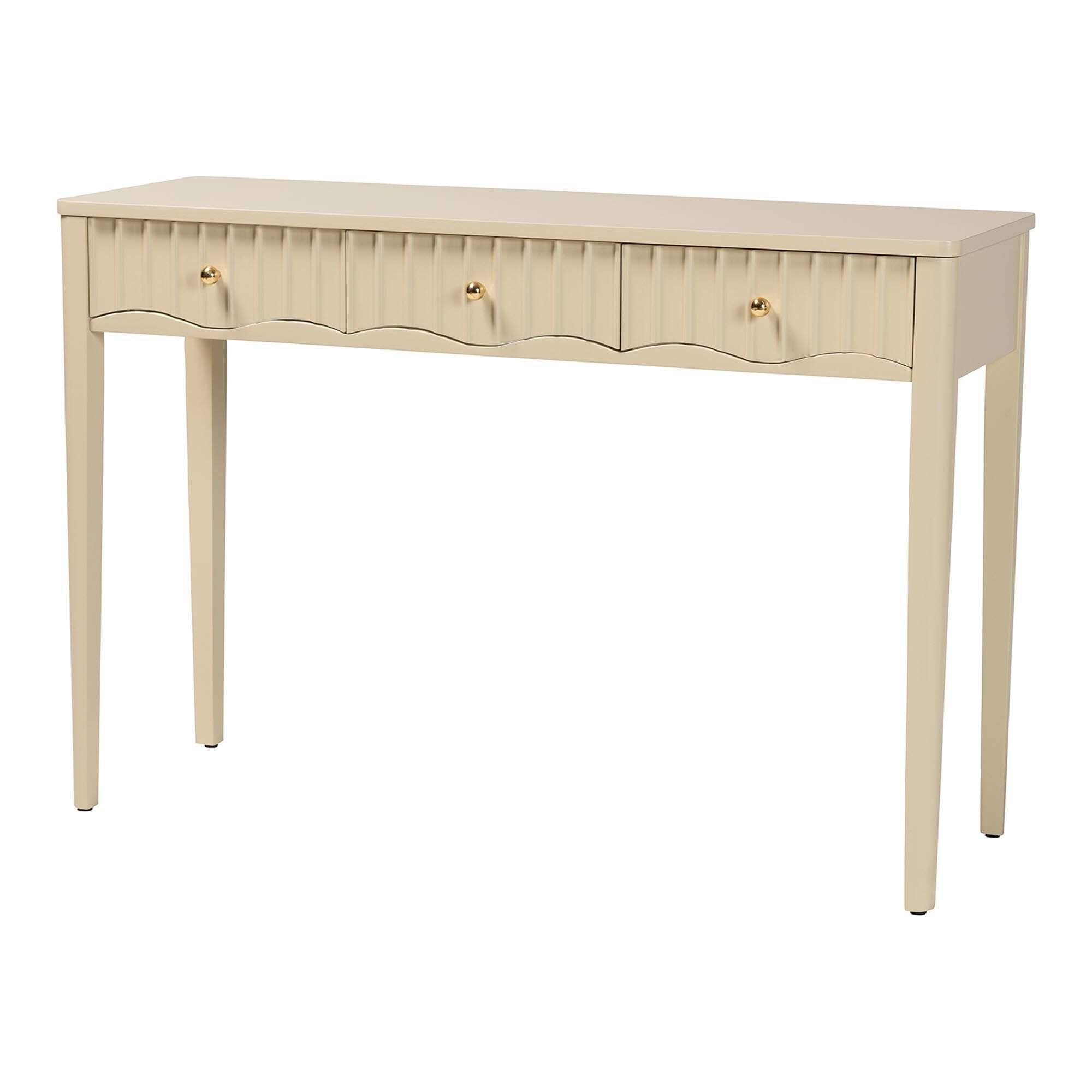 Leeba Console Table, BEIGE, alternate image number 1