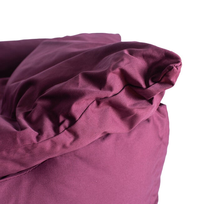 Bolstered Pet Dog Bed, Burgundy, Medium, , alternate image number null