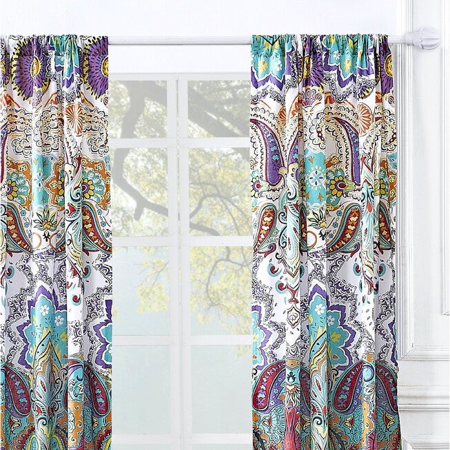 Nirvana Window Curtain Panel Pair, , alternate image number 2
