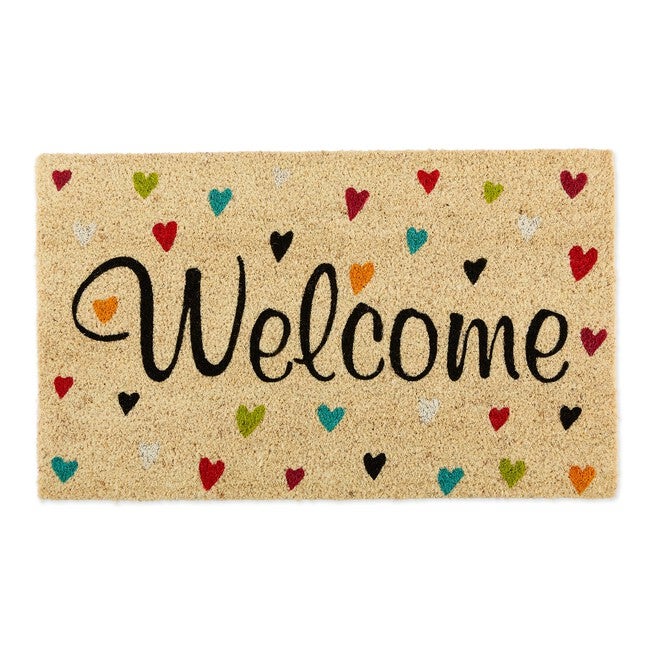 Welcome Hearts Doormat, MULTI, hi-res image number null